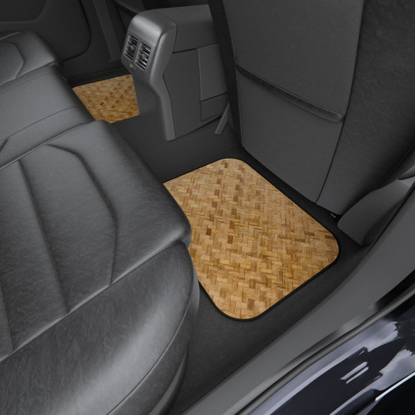 Basket Weave Car Mats (Set of 4)