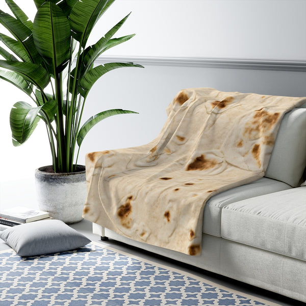 Tortilla Sherpa Fleece Blanket