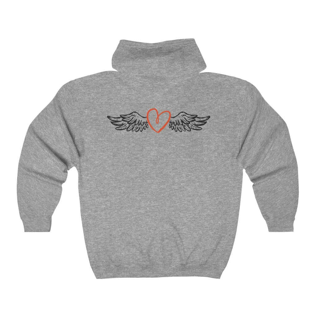 Love (with Arrow) Zip Hoodie