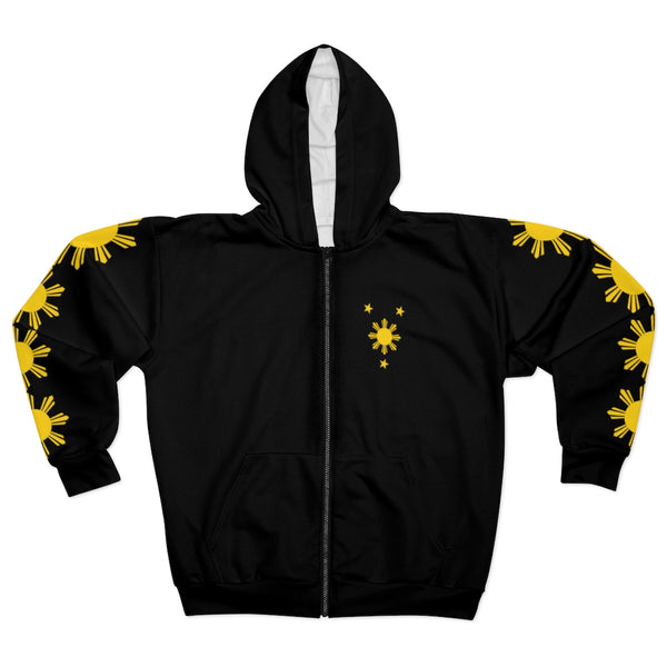Filipino Sun Zip AOP Hoodie