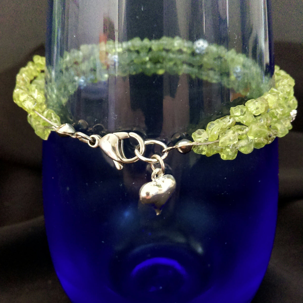 Peridot Multi-Strand Bracelet // Gemstone Bracelet