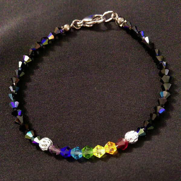 Chakra Bracelet // Glass Beaded Bracelet