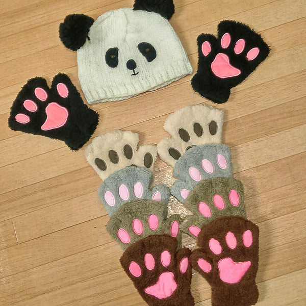 Paw Gloves (Bear/Cat Paws)