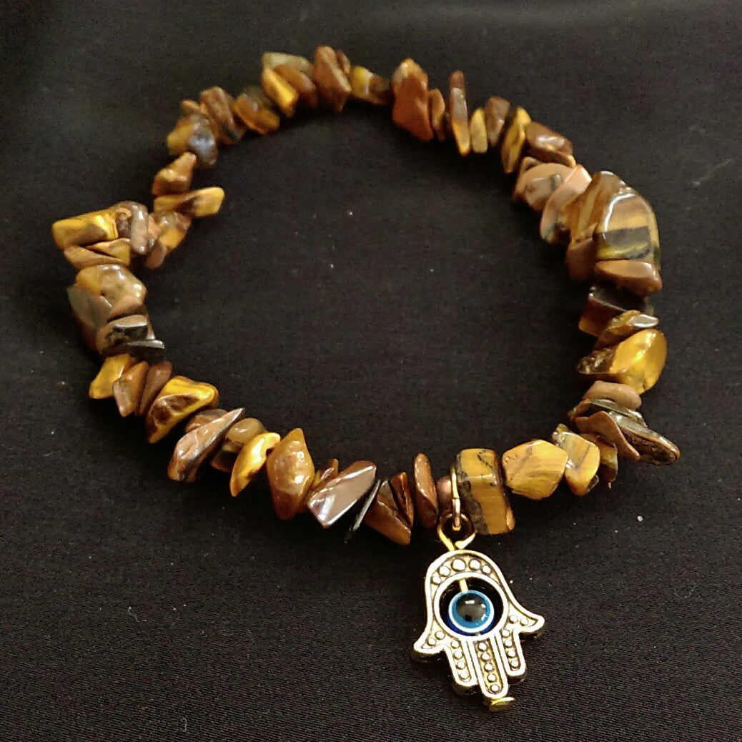 Tiger's Eye Stretch Bracelet // Gemstone Bracelet