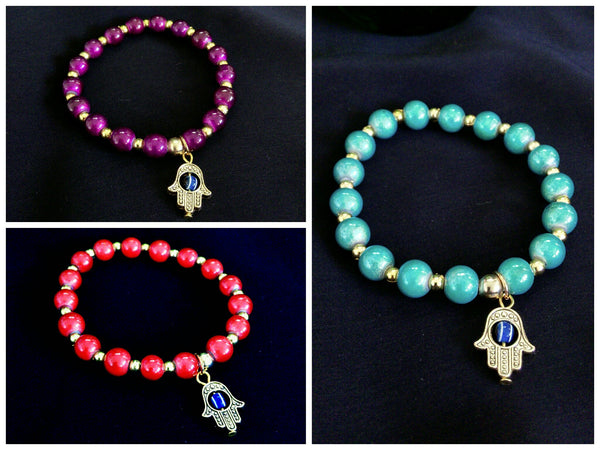 Wonder Bracelet // Stackable Bracelets // Acrylic Beaded Bracelet