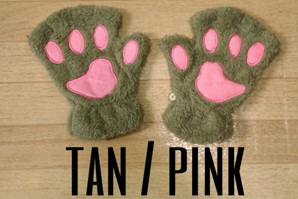Paw Gloves (Bear/Cat Paws)