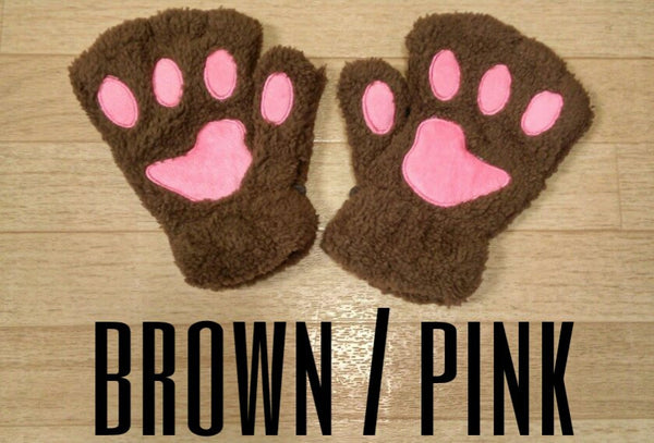 Paw Gloves (Bear/Cat Paws)