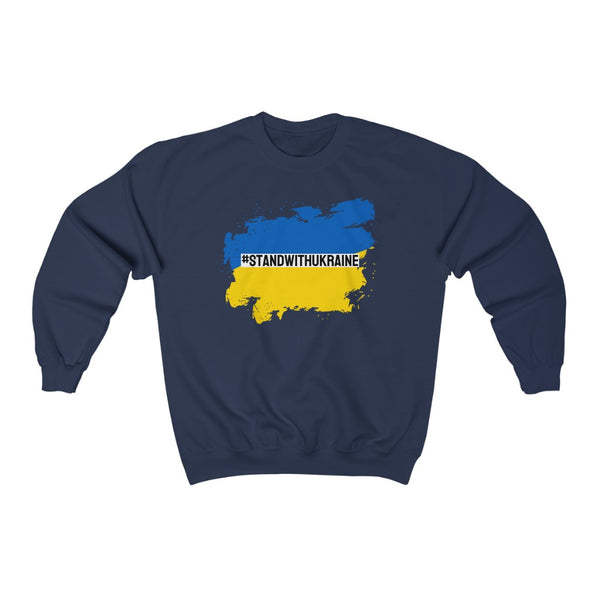 I #STANDWITHUKRAINE // Unisex Heavy Blend Crewneck Sweatshirt