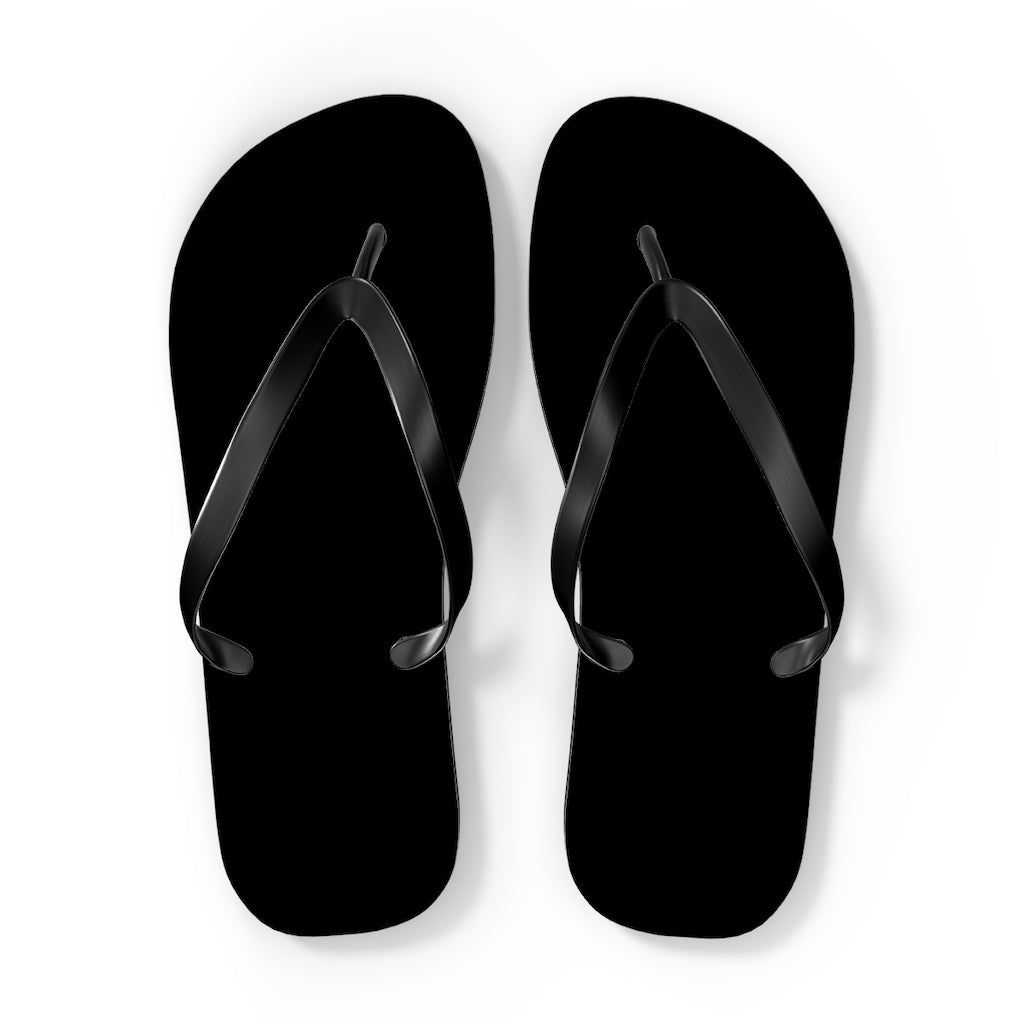 Black Flip Flops