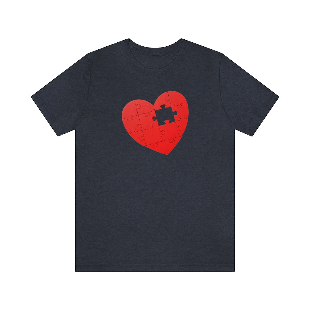Heart Puzzle Tee// Couples Shirts