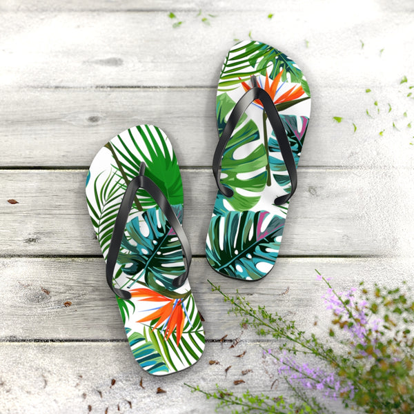 Birds of Paradise Flip Flops