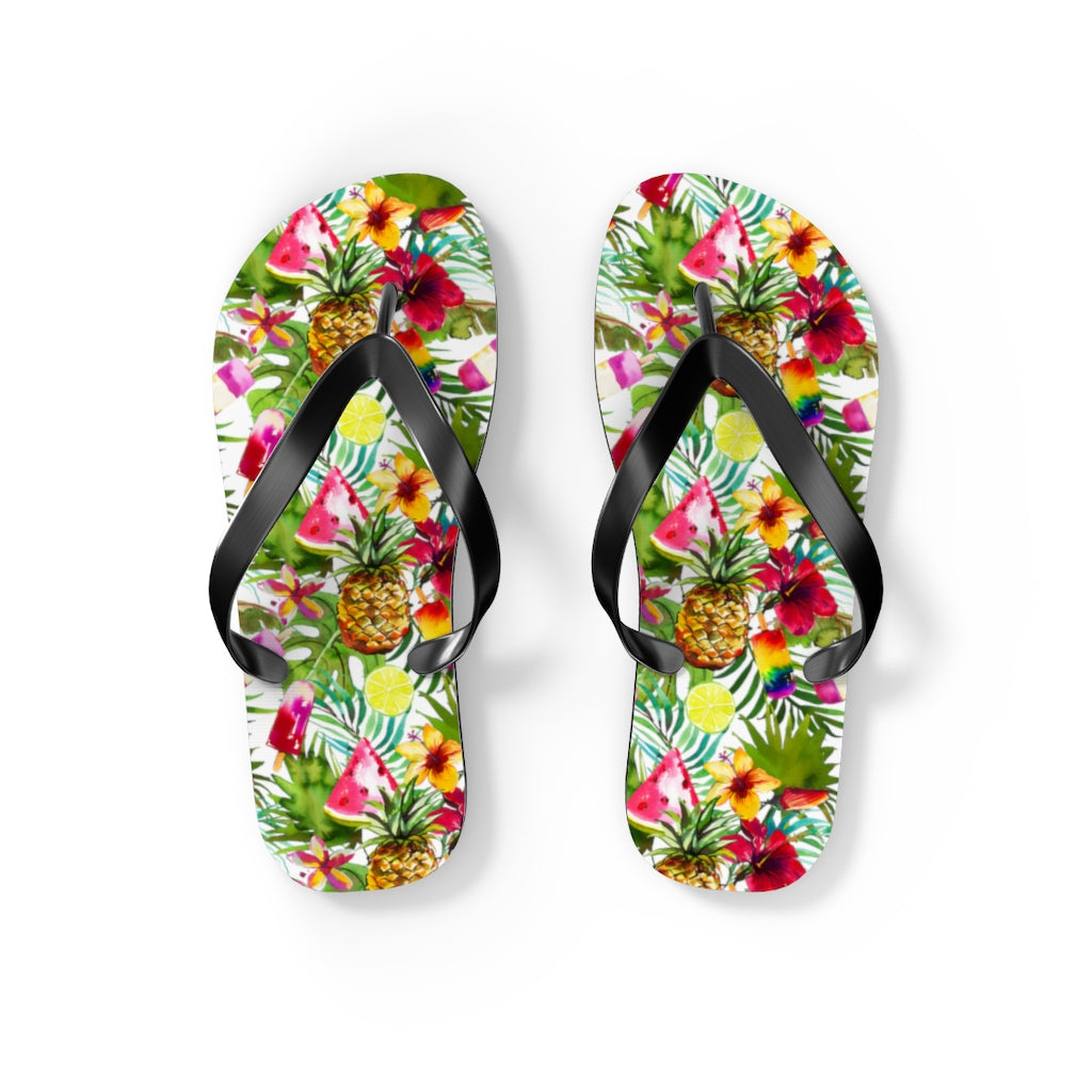 Pineapple Delight Flip Flops