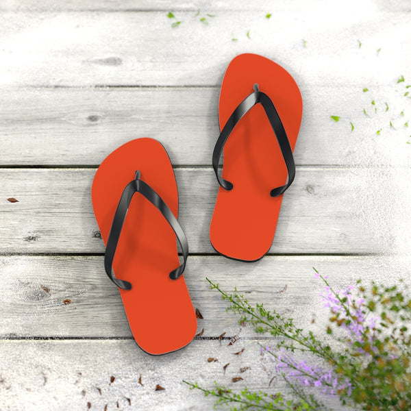 Red Flip Flops