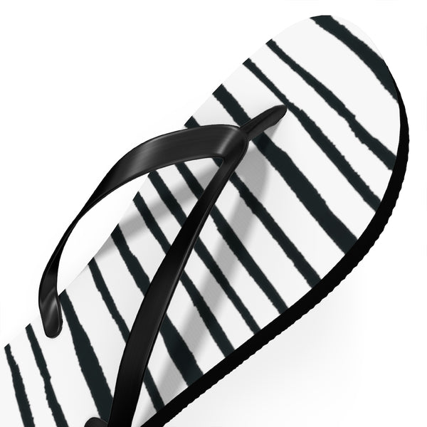 Striped Flip Flops