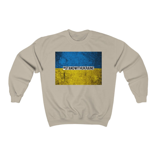 I #STANDWITHUKRAINE // Unisex Heavy Blend Crewneck Sweatshirt