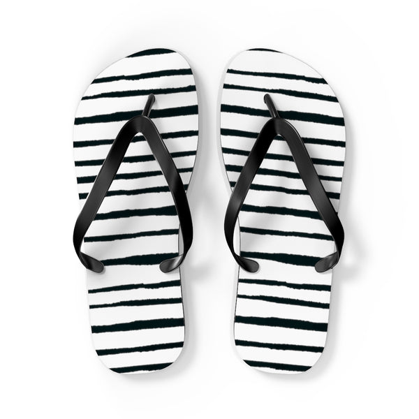Striped Flip Flops