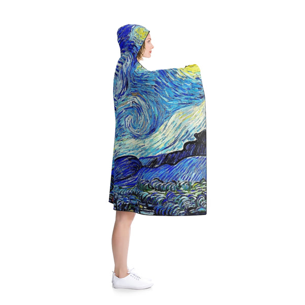 Van Gogh Starry Night Hooded Blanket