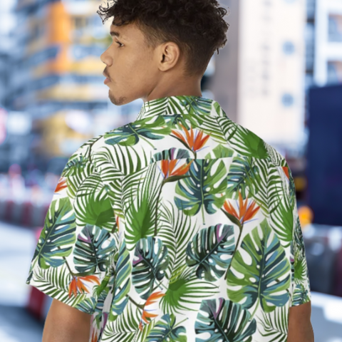 Birds of Paradise Hawaiian Shirt