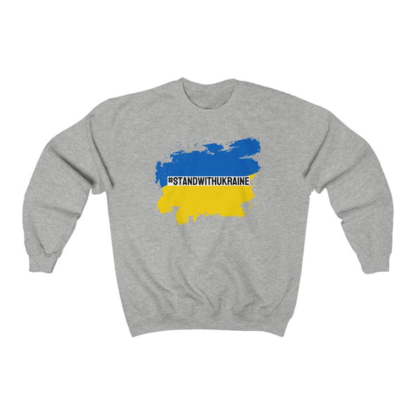 I #STANDWITHUKRAINE // Unisex Heavy Blend Crewneck Sweatshirt