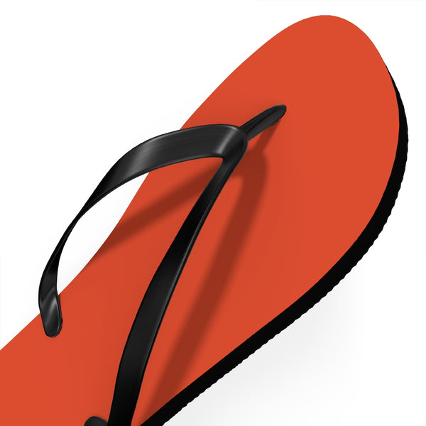 Red Flip Flops