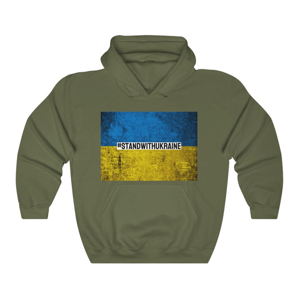 I #STANDWITHUKRAINE // Unisex Heavy Blend Hooded Sweatshirt