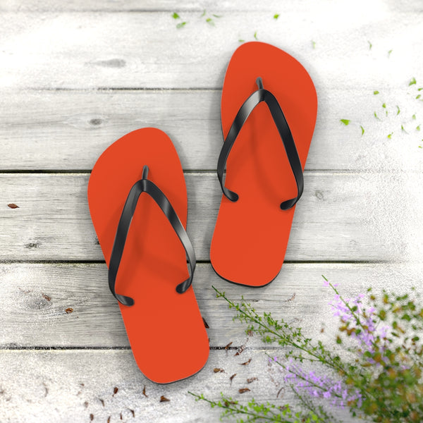Red Flip Flops