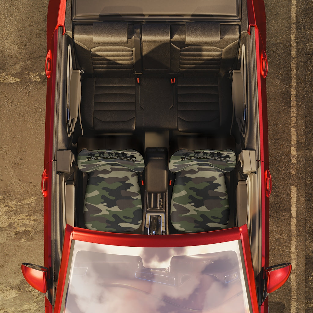 This We'll Defend Camouflage Car Seat Covers