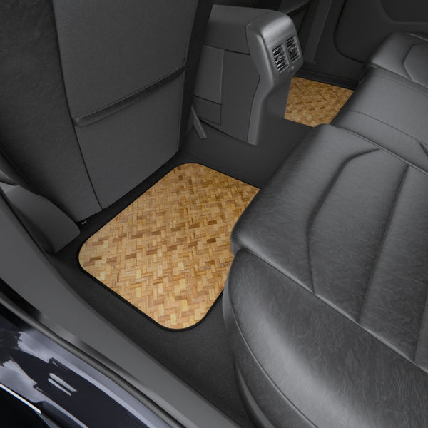 Basket Weave Car Mats (Set of 4)