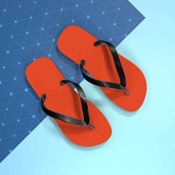 Red Flip Flops