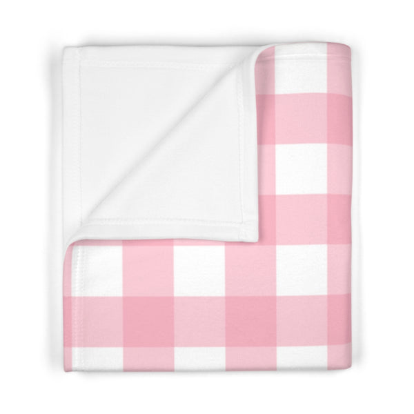 Personalized Girl Name Soft Fleece Baby Blanket // Custom Baby Girl Blanket