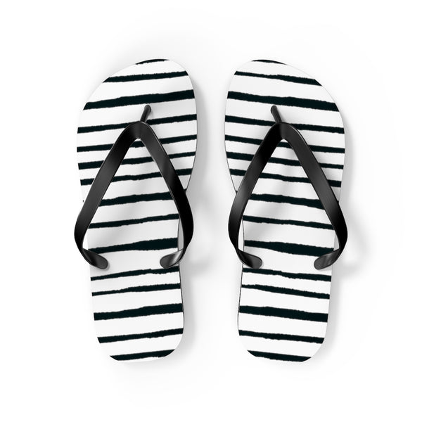 Striped Flip Flops