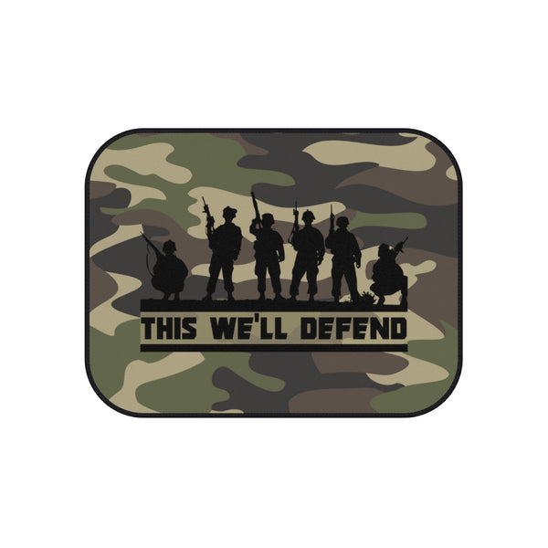 This We'll Defend Camouflage Car Mats (Set of 4)