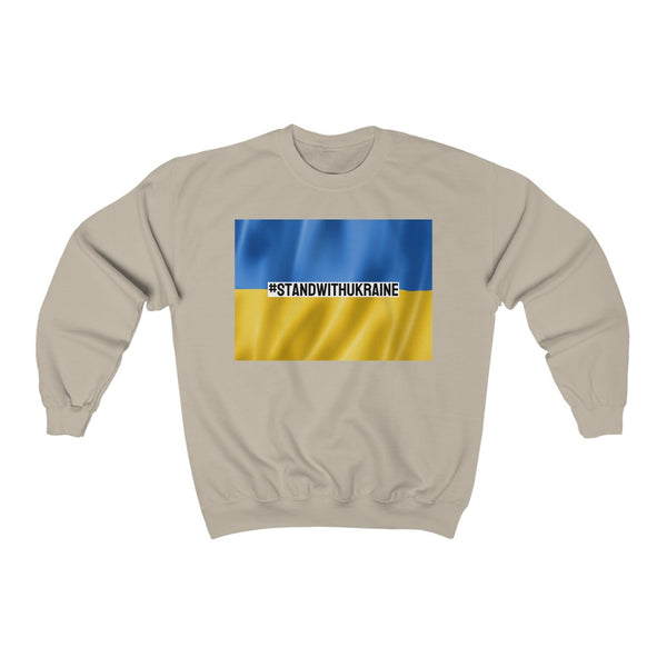 I #STANDWITHUKRAINE // Unisex Heavy Blend Crewneck Sweatshirt