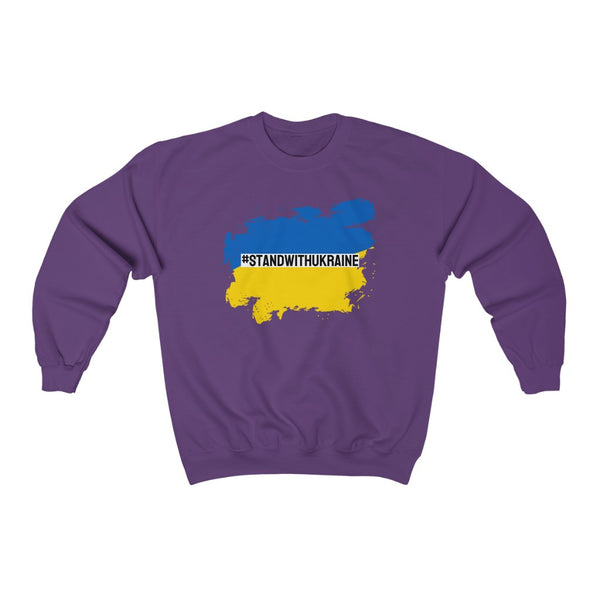 I #STANDWITHUKRAINE // Unisex Heavy Blend Crewneck Sweatshirt