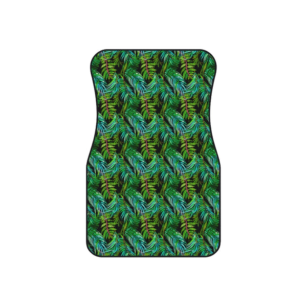 Tropical Leaves Car Mats (Set of 4)