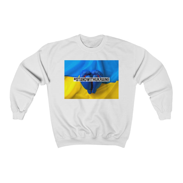 I #STANDWITHUKRAINE // Unisex Heavy Blend Crewneck Sweatshirt