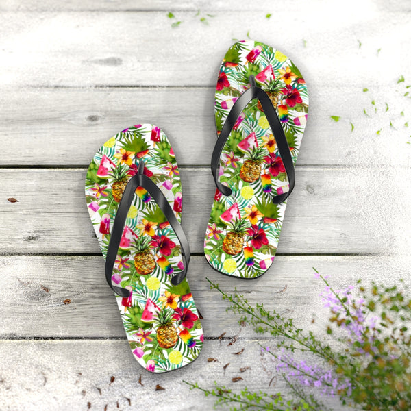 Pineapple Delight Flip Flops
