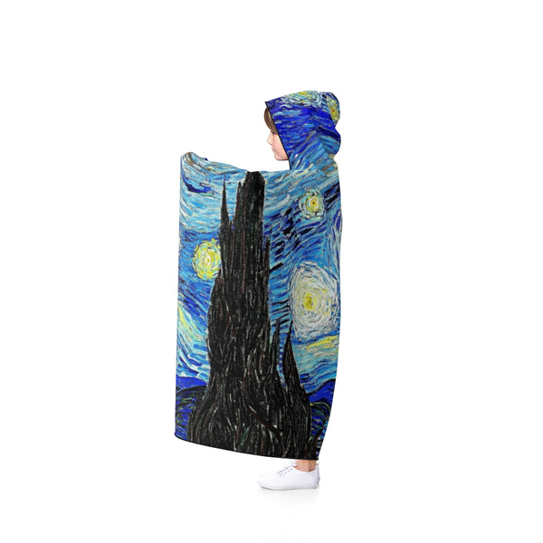 Van Gogh Starry Night Hooded Blanket