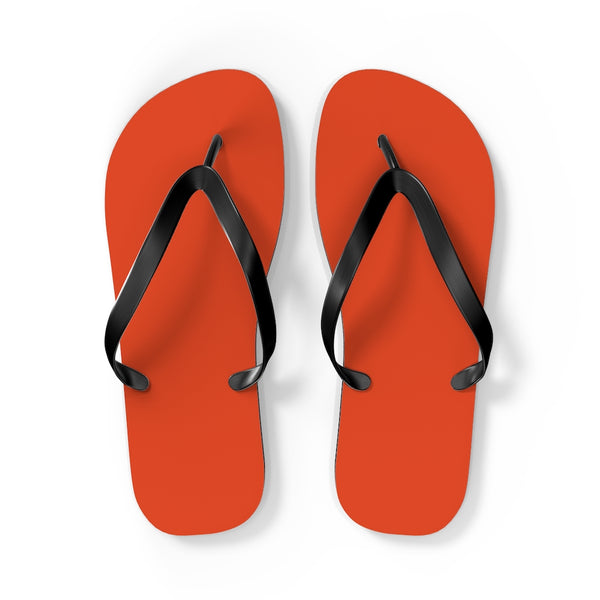 Red Flip Flops