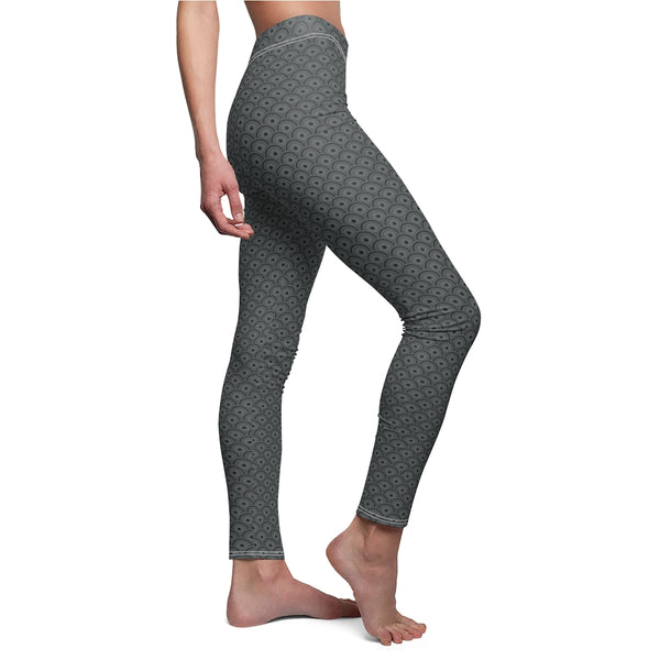 Semi-Circles Gray Leggings