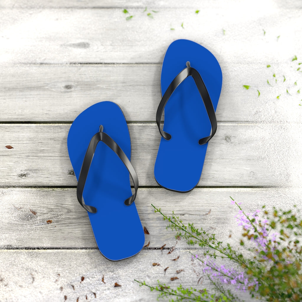 Blue Flip Flops