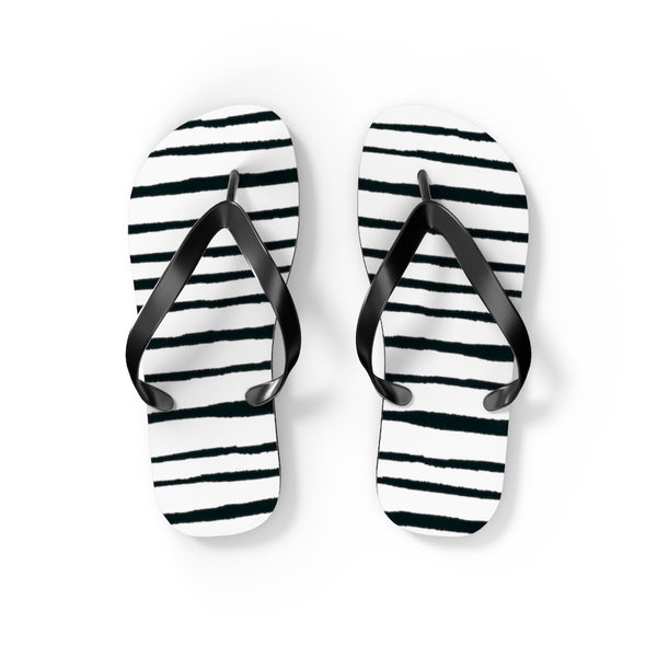 Striped Flip Flops