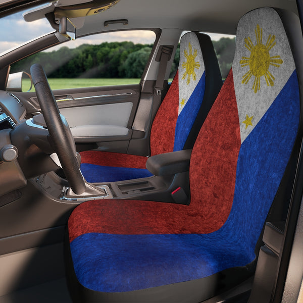 Filipino Flag Car Seat Covers