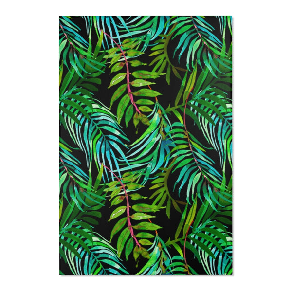 Tropical Leaves Area Rugs // Accent Rugs