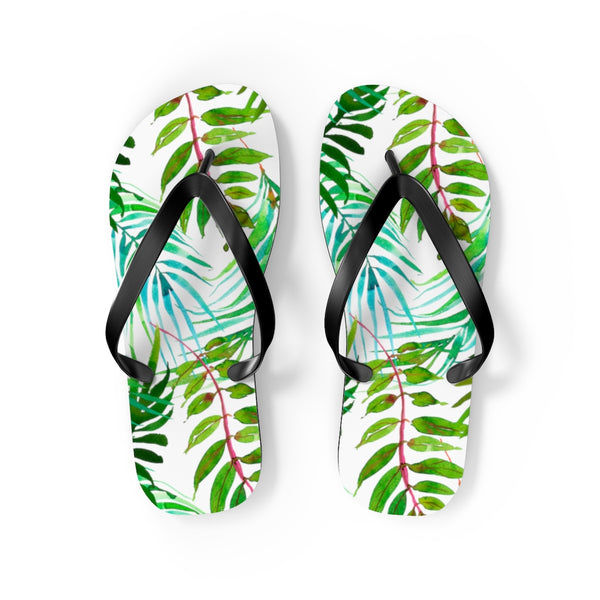 Tropical Leaves Flip Flops