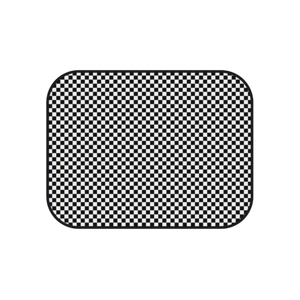 Checkered Car Mats (Set of 4)