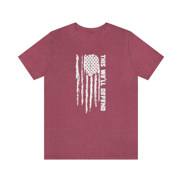 This We'll Defend Flag Tee