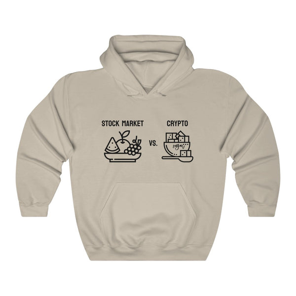 Stock Market vs. Crypto Hoodie