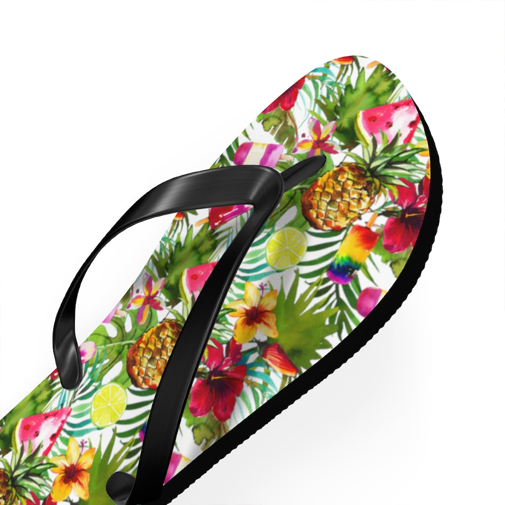 Pineapple Delight Flip Flops