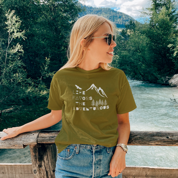 Life Favors the Adventurous Tee